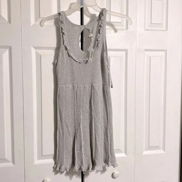 WHBM new sparkly silver dress size SMALL - Picture 1 of 11